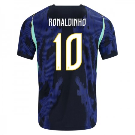 Camisola Brasil Ronaldinho 10 Equipamento Alternativa Mundial de 2026 Manga Curta