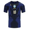 Camisola Brasil Ronaldinho 10 Equipamento Alternativa Mundial de 2026 Manga Curta