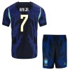 Camisola Brasil Vini JR. 7 Criança Equipamento Alternativa Mundial de 2026 Manga Curta