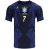 Camisola Brasil Vini JR. 7 Criança Equipamento Alternativa Mundial de 2026 Manga Curta