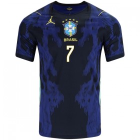 Camisola Brasil Vini JR. 7 Criança Equipamento Alternativa Mundial de 2026 Manga Curta
