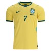 Camisola Brasil Vini JR. 7 Equipamento Principal Mundial de 2026 Manga Curta