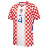 Camisola Croácia Gvardiol 4 Equipamento Principal Mundial de 2026 Manga Curta