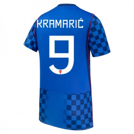 Camisola Croácia Kramaric 9 Equipamento Alternativa Mundial de 2026 Manga Curta