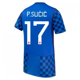 Camisola Croácia P. Sucic 17 Equipamento Alternativa Mundial de 2026 Manga Curta