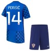Camisola Croácia Perišić 14 Criança Equipamento Alternativa Mundial de 2026 Manga Curta