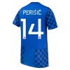 Camisola Croácia Perišić 14 Criança Equipamento Alternativa Mundial de 2026 Manga Curta