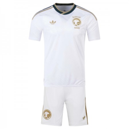 Camisola Arábia Saudita Criança Equipamento Alternativa Mundial de 2026 Manga Curta