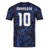 Camisola Argentina Maradona 10 Criança Equipamento Alternativa Mundial de 2026 Manga Curta