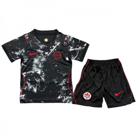 Camisola Canadá Criança Equipamento Alternativa Mundial de 2026 Manga Curta