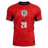 Camisola Inglaterra Palmer 20 Equipamento Alternativa Mundial de 2026 Manga Curta