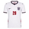 Camisola Inglaterra Palmer 20 Equipamento Principal Mundial de 2026 Manga Curta