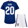 Camisola Japão Kubo 20 Criança Equipamento Principal Mundial de 2026 Manga Curta