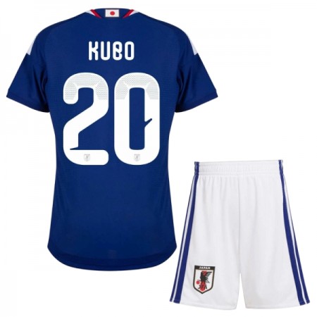 Camisola Japão Kubo 20 Criança Equipamento Principal Mundial de 2026 Manga Curta