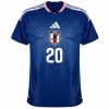 Camisola Japão Kubo 20 Criança Equipamento Principal Mundial de 2026 Manga Curta