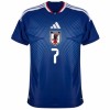Camisola Japão Mitoma 7 Equipamento Principal Mundial de 2026 Manga Curta