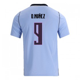 Camisola Uruguai Darwin Nunez 9 Equipamento Principal Mundial de 2026 Manga Curta