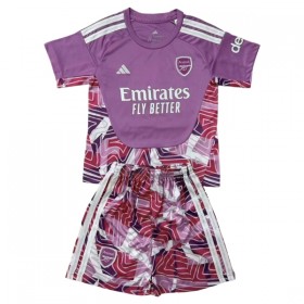 Camisola Arsenal Guarda Redes Criança 2026-27 Roxo Manga Curta
