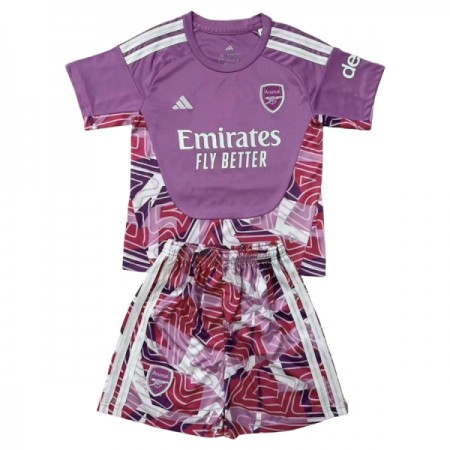 Camisola Arsenal Guarda Redes Criança 2026-27 Roxo Manga Curta