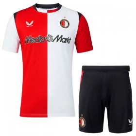 Camisola Feyenoord Rotterdam Criança Equipamento Principal 2026-27 Manga Curta