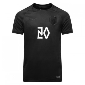 Camisola Noruega Nusa 20 Criança Equipamento Alternativa Mundial de 2026 Manga Curta