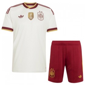 Camisola Espanha 2 Stars Criança Equipamento Alternativa Mundial de 2026 Manga Curta
