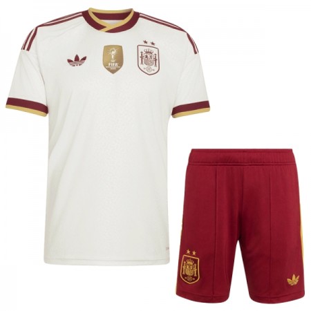 Camisola Espanha 2 Stars Criança Equipamento Alternativa Mundial de 2026 Manga Curta Camisola Espanha 2 Stars Criança Equipamento Alternativa Mundial de 2026 Manga Curta