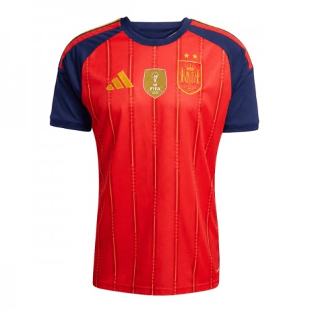 Camisola Espanha 2 Stars Equipamento Principal Mundial de 2026 Manga Curta Camisola Espanha 2 Stars Equipamento Principal Mundial de 2026 Manga Curta