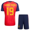 Camisola Espanha 2 Stars Lamine Yamal 19 Criança Equipamento Principal Mundial de 2026 Manga Curta Camisola Espanha 2 Stars Lamine Yamal 19 Criança Equipamento Principal Mundial de 2026 Manga Curta