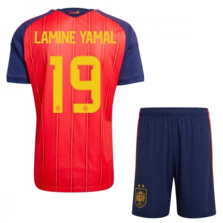 Camisola Espanha 2 Stars Lamine Yamal 19 Criança Equipamento Principal Mundial de 2026 Manga Curta Camisola Espanha 2 Stars Lamine Yamal 19 Criança Equipamento Principal Mundial de 2026 Manga Curta