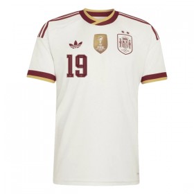 Camisola Espanha 2 Stars Lamine Yamal 19 Equipamento Alternativa Mundial de 2026 Manga Curta
