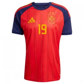 Camisola Espanha 2 Stars Lamine Yamal 19 Equipamento Principal Mundial de 2026 Manga Curta