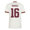 Camisola Espanha 2 Stars Rodrigo 16 Criança Equipamento Alternativa Mundial de 2026 Manga Curta