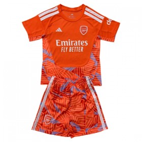 Camisola Arsenal Guarda Redes Criança 2026-27 Laranja Manga Curta