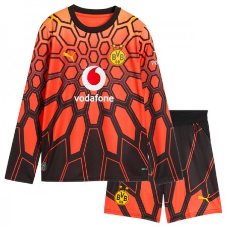 Camisola Borussia Dortmund Guarda Redes Criança Equipamento Principal 2026-27 Laranja Manga Comprida