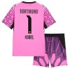 Camisola Borussia Dortmund Kobel 1 Guarda Redes Criança Equipamento Alternativa 2026-27 Rosa Manga Curta Camisola Borussia Dortmund Kobel 1 Guarda Redes Criança Equipamento Alternativa 2026-27 Rosa Manga Curta