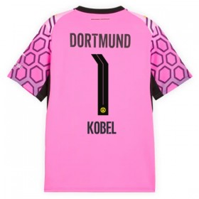 Camisola Borussia Dortmund Kobel 1 Guarda Redes Equipamento Alternativa 2026-27 Rosa Manga Curta