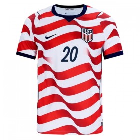 Camisola Estados Unidos Balogun 20 Equipamento Principal Mundial de 2026 Manga Curta