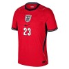 Camisola Inglaterra Elliot Anderson 23 Equipamento Alternativa Mundial de 2026 Manga Curta