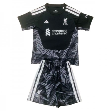 Camisola Liverpool Guarda Redes Criança 2026-27 Preta Manga Curta