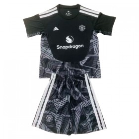 Camisola Manchester United Guarda Redes Criança 2026-27 Preta Manga Curta
