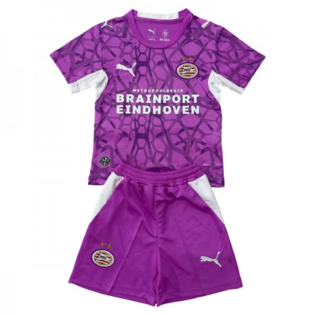 Camisola PSV Eindhoven Guarda Redes Criança 2026-27 Roxo Manga Curta