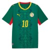 Camisola Senegal Mane 10 Equipamento Alternativa Mundial de 2026 Manga Curta
