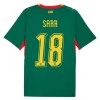 Camisola Senegal Sarr 18 Equipamento Alternativa Mundial de 2026 Manga Curta