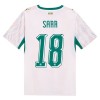 Camisola Senegal Sarr 18 Equipamento Principal Mundial de 2026 Manga Curta