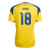 Camisola Suécia Ayari 18 Equipamento Principal Mundial de 2026 Manga Curta