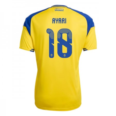 Camisola Suécia Ayari 18 Equipamento Principal Mundial de 2026 Manga Curta