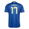 Camisola Suécia Gyokeres 17 Equipamento Alternativa Mundial de 2026 Manga Curta Camisola Suécia Gyokeres 17 Equipamento Alternativa Mundial de 2026 Manga Curta