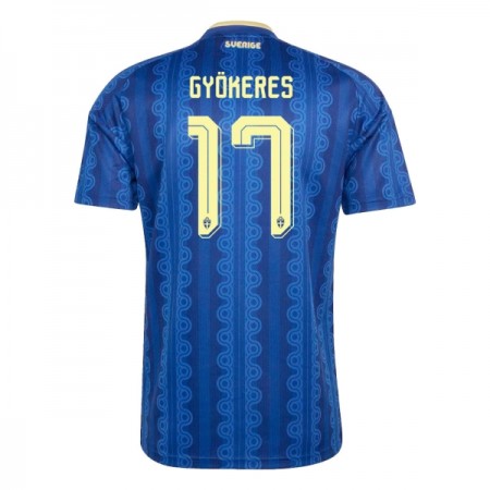 Camisola Suécia Gyokeres 17 Equipamento Alternativa Mundial de 2026 Manga Curta Camisola Suécia Gyokeres 17 Equipamento Alternativa Mundial de 2026 Manga Curta