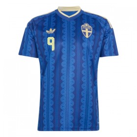 Camisola Suécia Isak 9 Equipamento Alternativa Mundial de 2026 Manga Curta